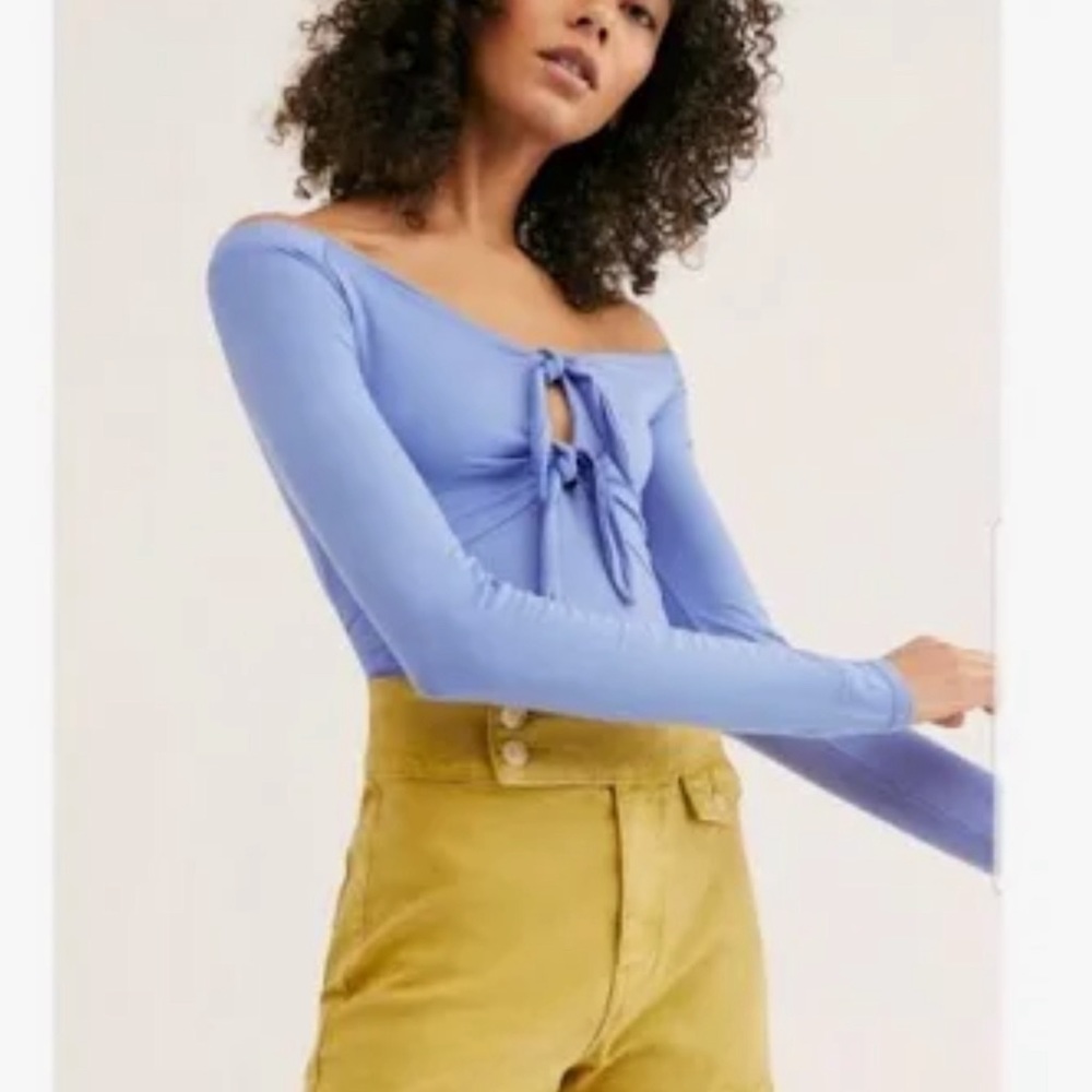Free People Double Knot Long Sleeve Top